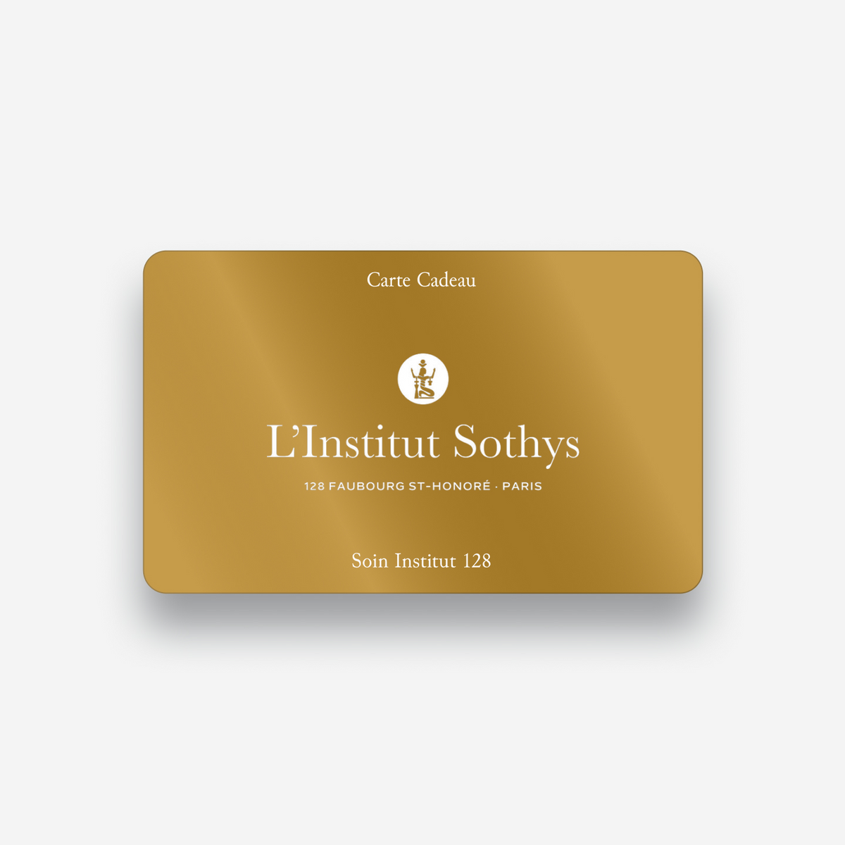 Carte Cadeau Soin - Institut Sothys Paris