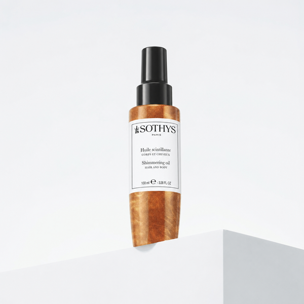 Huile scintillante visage et corps