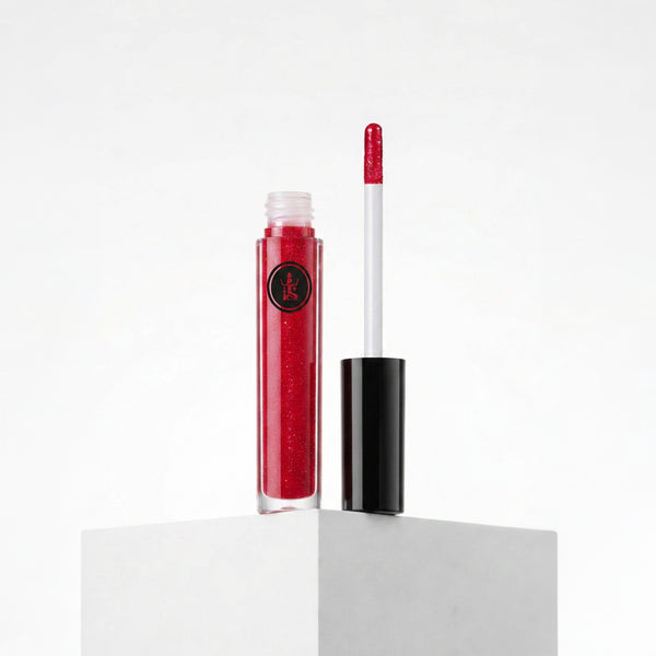 Huile à lèvres nourrissante - 10 rouge étincelant